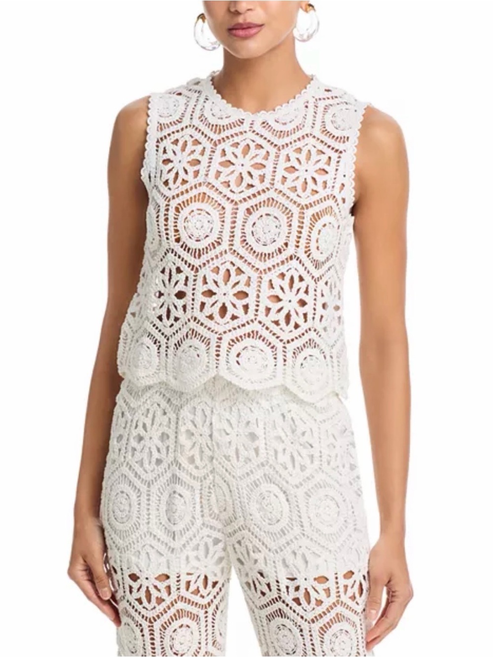 AQUA Crochet Tank & Pants
